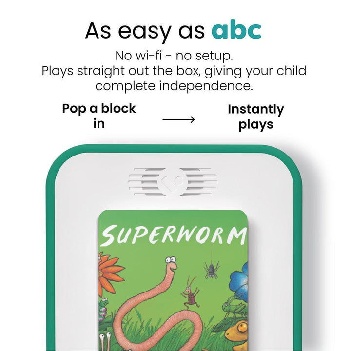 Voxblock Audiobook Player - Green-Audio Players- | Natural Baby Shower