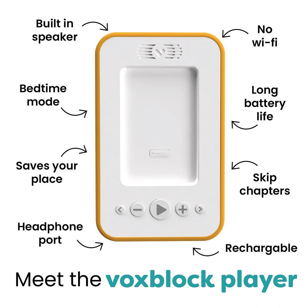 Voxblock Audiobook Player - Orange-Audio Players- | Natural Baby Shower