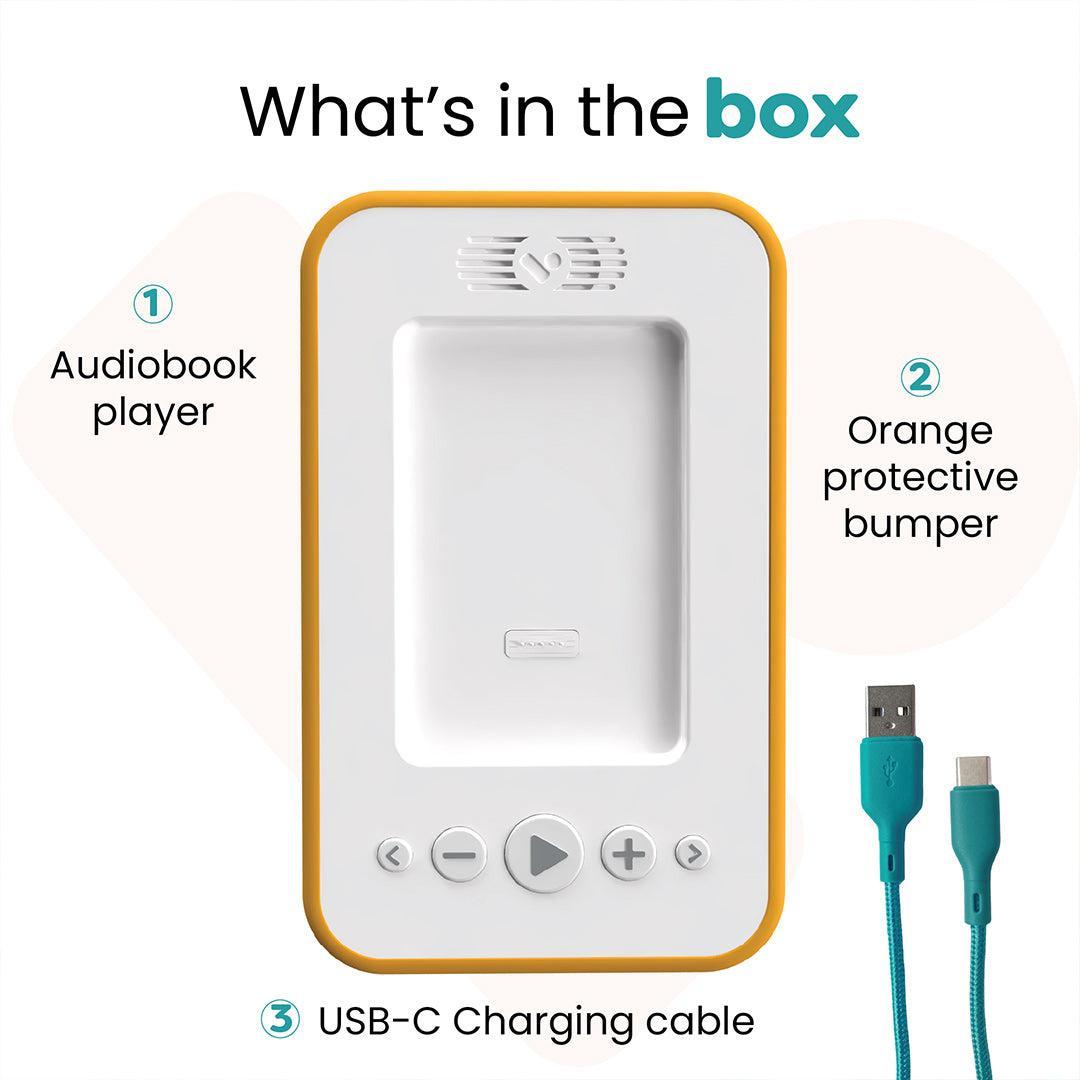 Voxblock Audiobook Player - Orange-Audio Players- | Natural Baby Shower