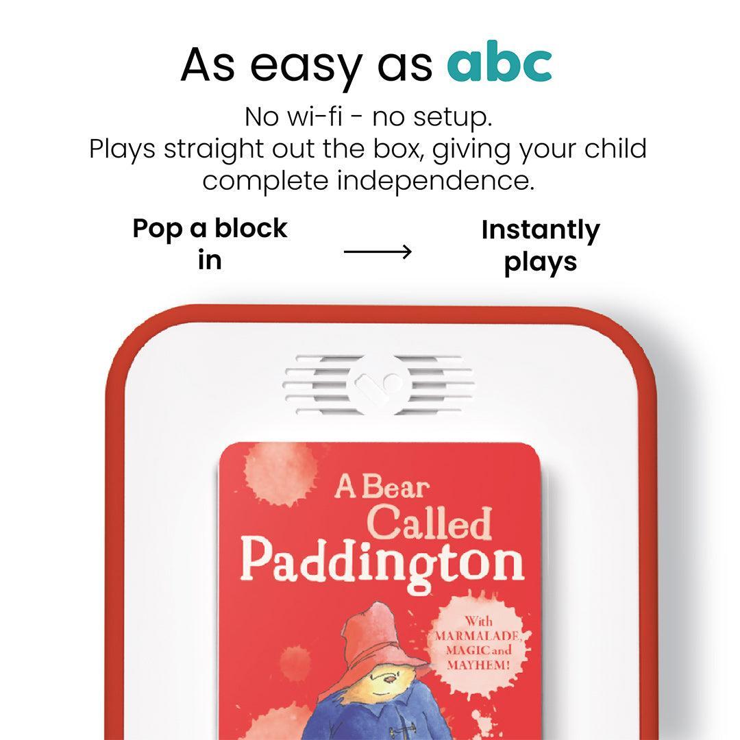 Voxblock Audiobook Player - Red-Audio Players- | Natural Baby Shower
