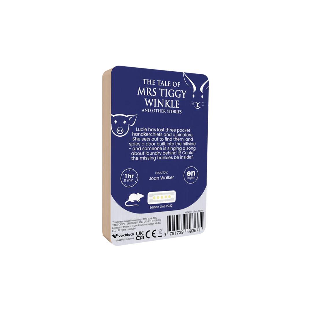 Voxblock Audiobooks - The Tale Of Mrs Tiggy Winkle And Other Stories-Audio Player Cards + Characters-The Tale Of Mrs Tiggy Winkle And Other Stories- | Natural Baby Shower