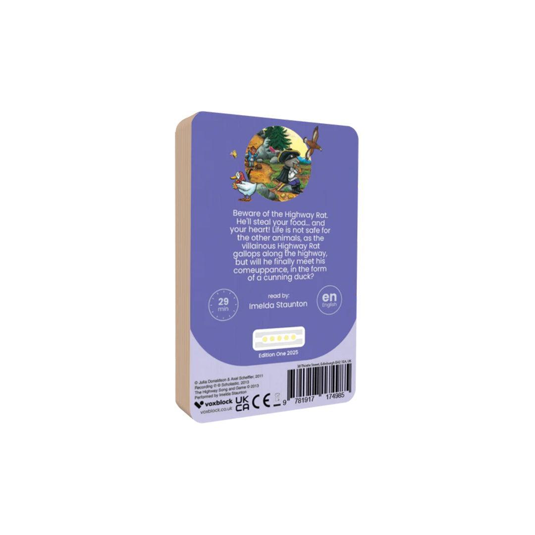 Voxblock Audiobooks - The Highway Rat-Audio Player Cards + Characters-The Highway Rat- | Natural Baby Shower