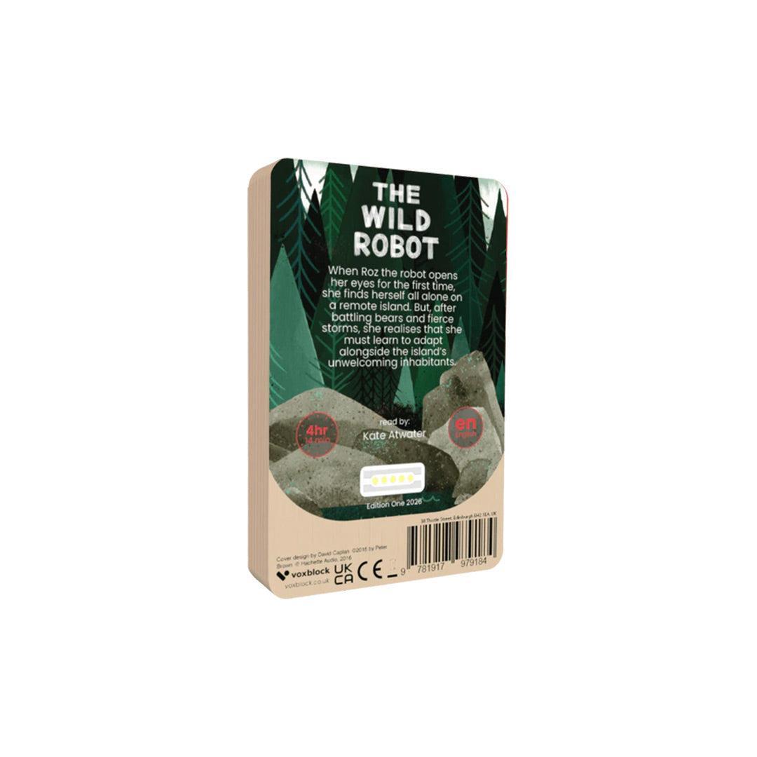 Voxblock Audiobooks - The Wild Robot-Audio Player Cards + Characters-The Wild Robot- | Natural Baby Shower
