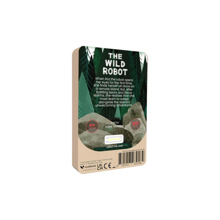 Voxblock Audiobooks - The Wild Robot-Audio Player Cards + Characters-The Wild Robot- | Natural Baby Shower