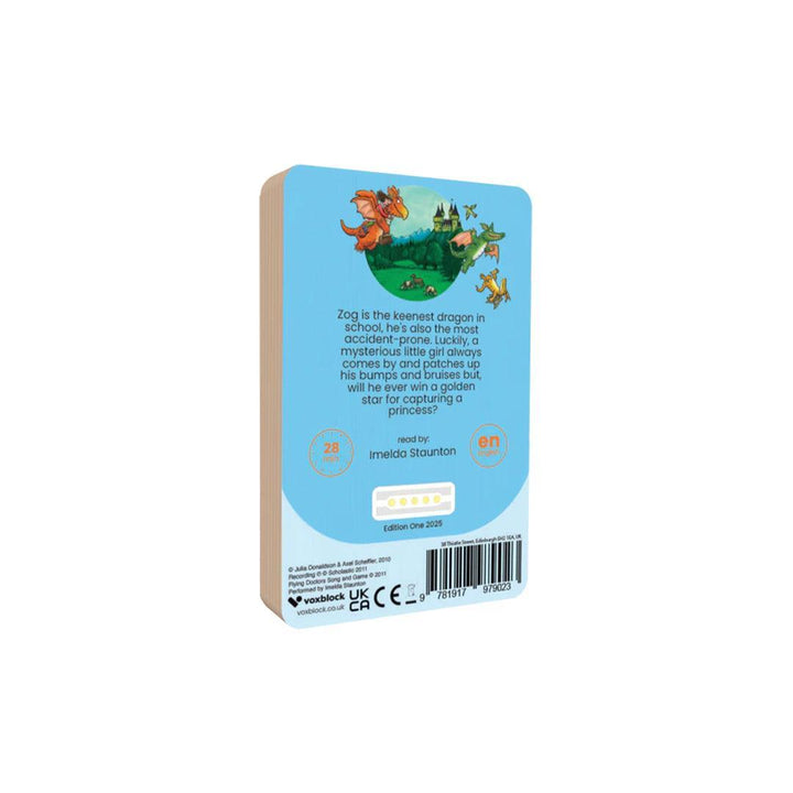 Voxblock Audiobooks - Zog-Audio Player Cards + Characters-Zog- | Natural Baby Shower