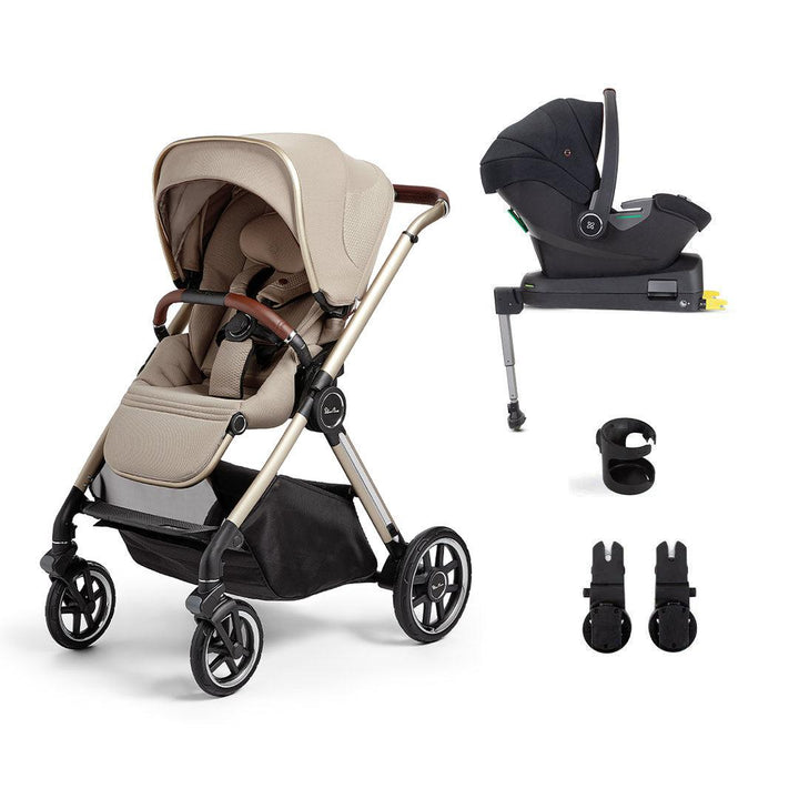Silver Cross Reef Travel System - Stone-Travel Systems-No Carrycot- | Natural Baby Shower