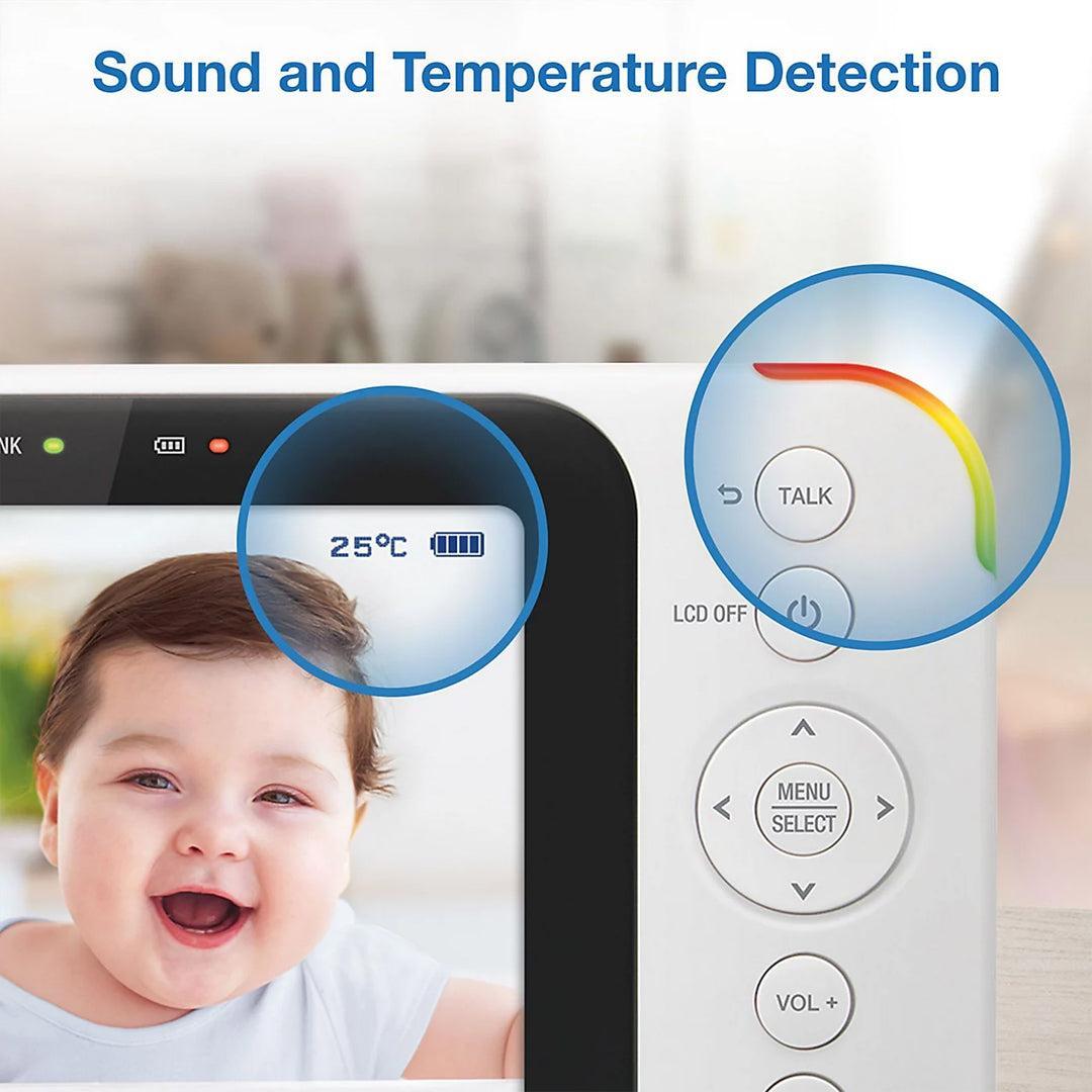 VTech VM4252 3.5 Inch Video Baby Monitor - White-Baby Monitors-White-One Size | Natural Baby Shower