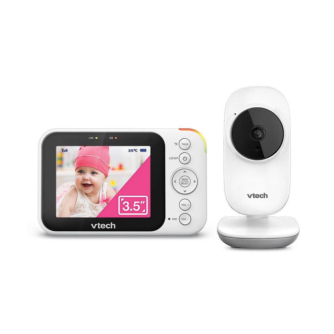 VTech VM4252 3.5 Inch Video Baby Monitor - White-Baby Monitors-White-One Size | Natural Baby Shower