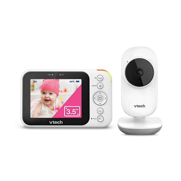 VTech VM4252 3.5 Inch Video Baby Monitor - White-Baby Monitors-White-One Size | Natural Baby Shower