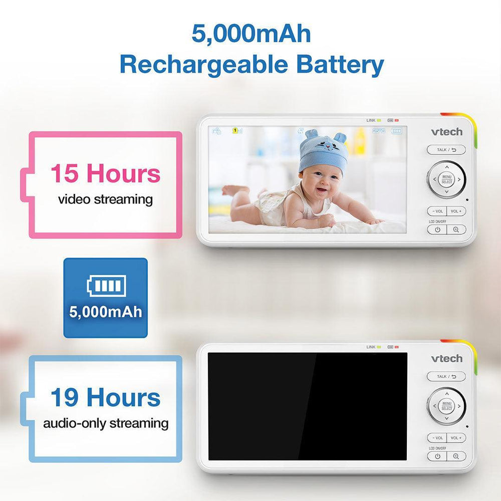 Vtech RM5766 HD 5in Wifi Monitor-Baby Monitors- | Natural Baby Shower