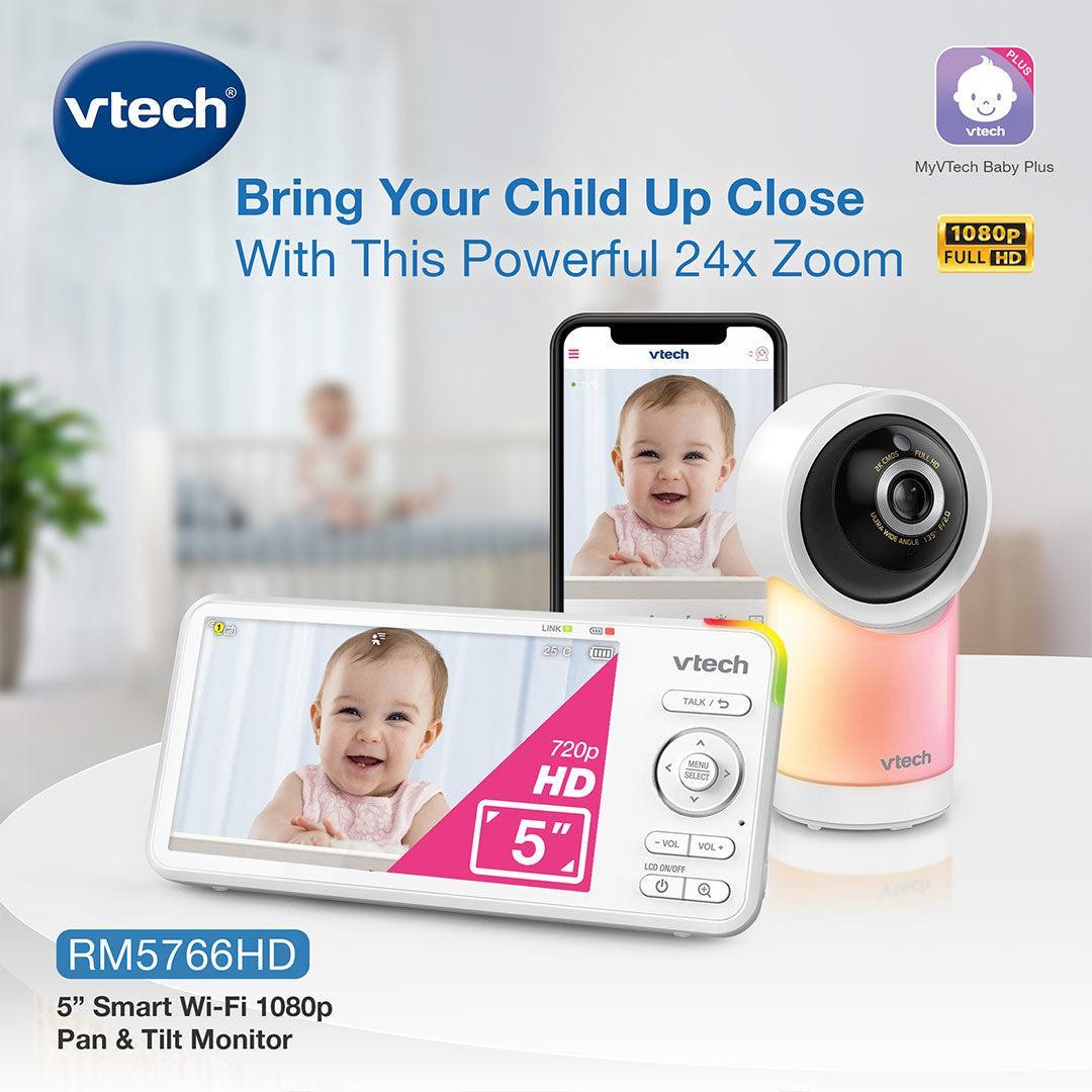 Vtech RM5766 HD 5in Wifi Monitor-Baby Monitors- | Natural Baby Shower