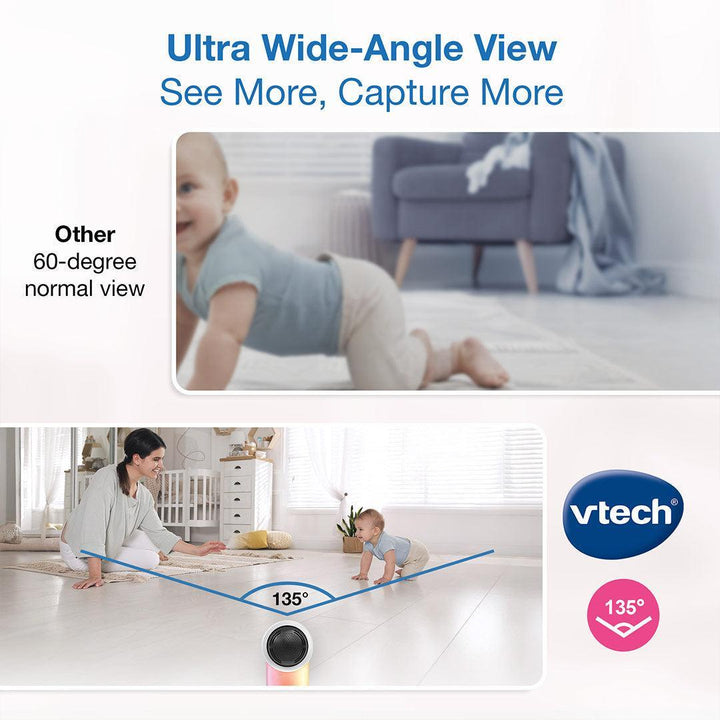 Vtech RM5766 HD 5in Wifi Monitor-Baby Monitors- | Natural Baby Shower