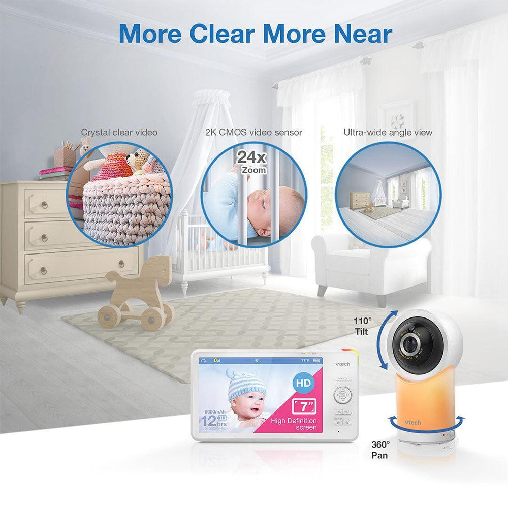 Vtech RM7766 HD 7in Wifi Monitor-Baby Monitors- | Natural Baby Shower