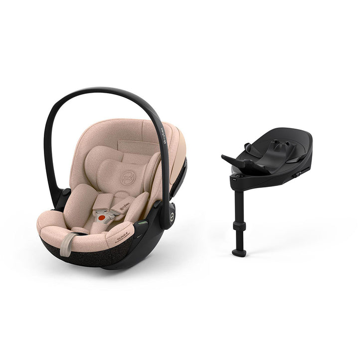 CYBEX Cloud S Comfort Car Seat - Cozy Beige-Car Seats-With Base- | Natural Baby Shower