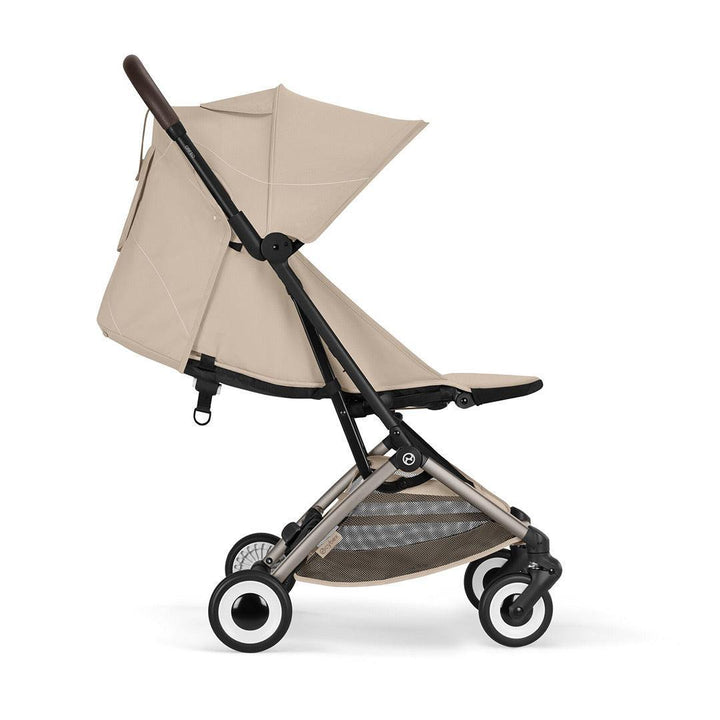 CYBEX Orfeo Compact Stroller - Almond Beige-Strollers-Almond Beige- | Natural Baby Shower