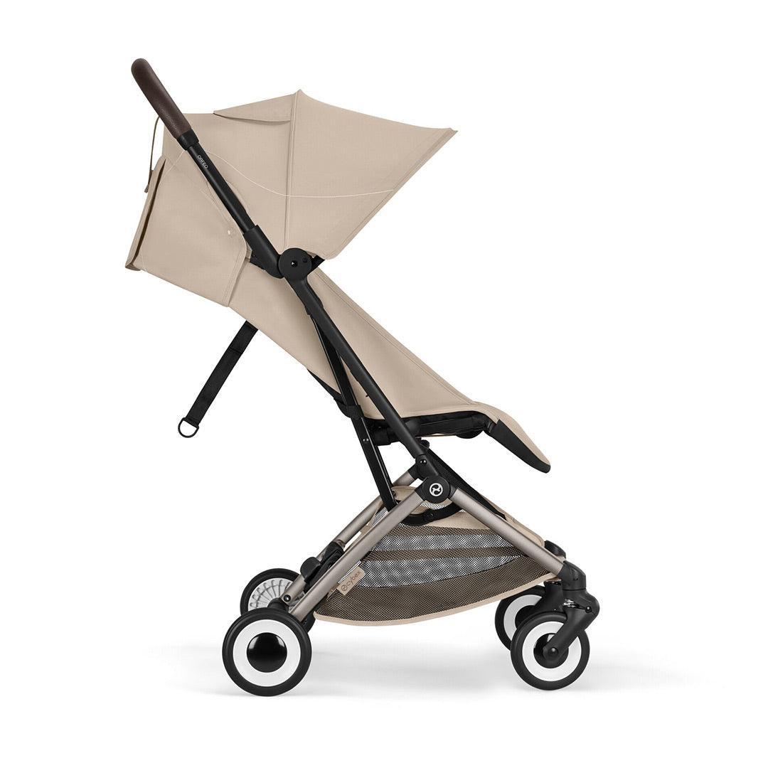 CYBEX Orfeo Compact Stroller - Almond Beige-Strollers-Almond Beige- | Natural Baby Shower