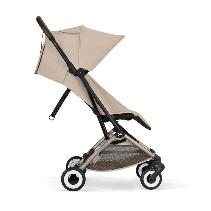 CYBEX Orfeo Compact Stroller - Almond Beige-Strollers-Almond Beige- | Natural Baby Shower