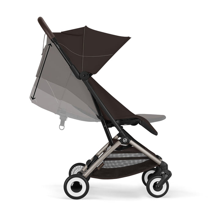 CYBEX Orfeo Compact Stroller - Chocolate Brown-Strollers-Chocolate Brown- | Natural Baby Shower