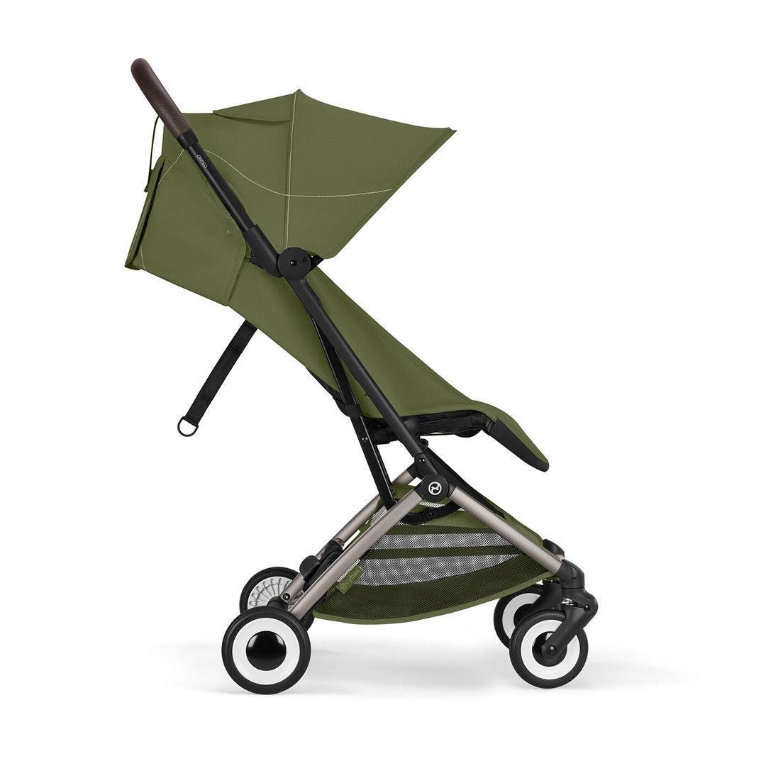 CYBEX Orfeo Compact Stroller - Moss Green-Strollers-Moss Green- | Natural Baby Shower