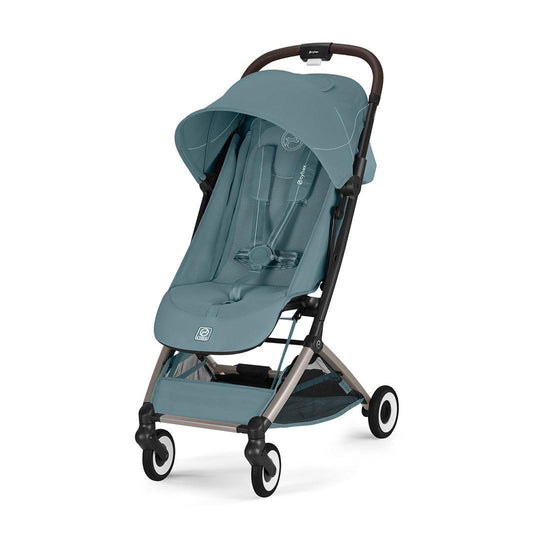 CYBEX Orfeo Compact Stroller - Stormy Blue-Strollers-Stormy Blue- | Natural Baby Shower