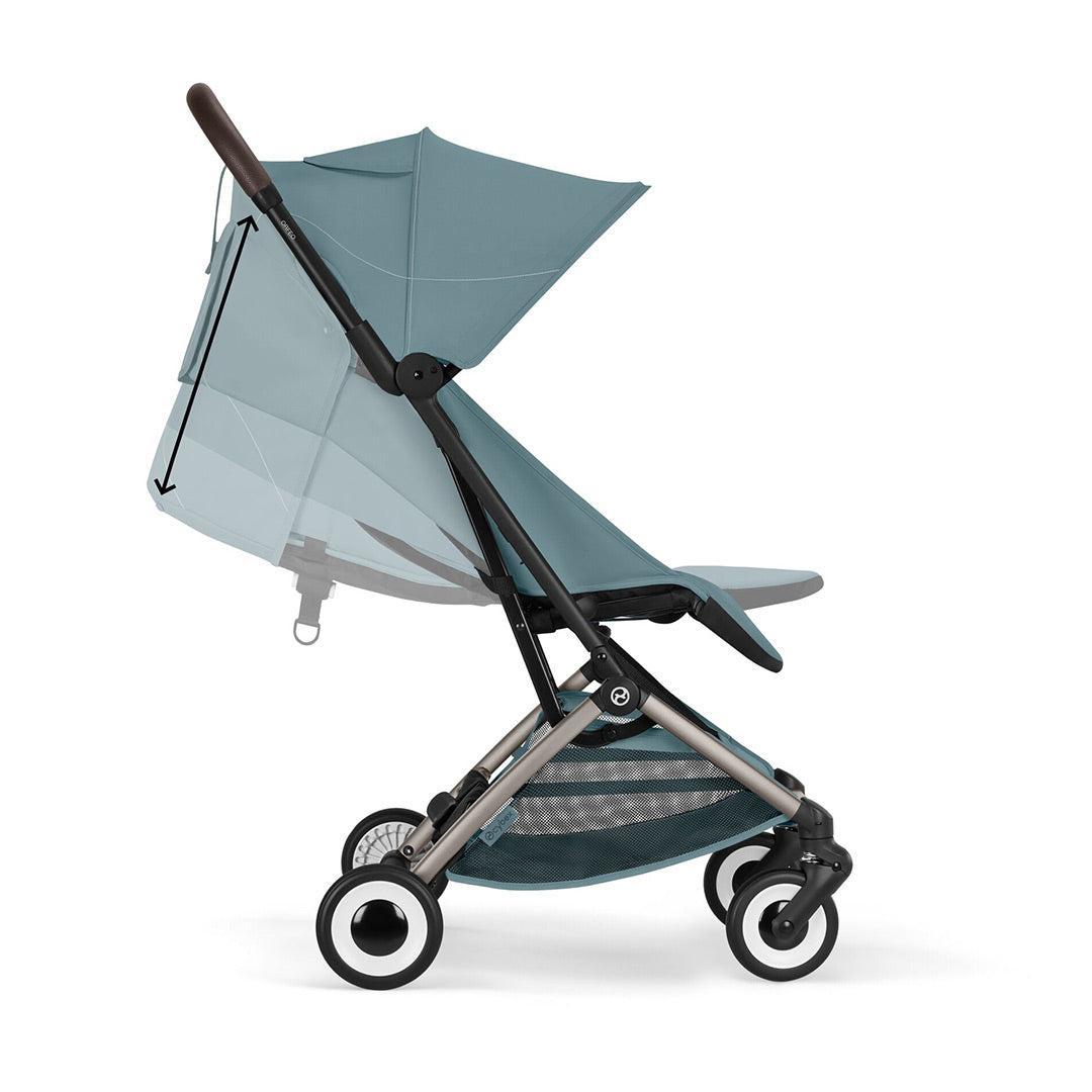 CYBEX Orfeo Compact Stroller - Stormy Blue-Strollers-Stormy Blue- | Natural Baby Shower