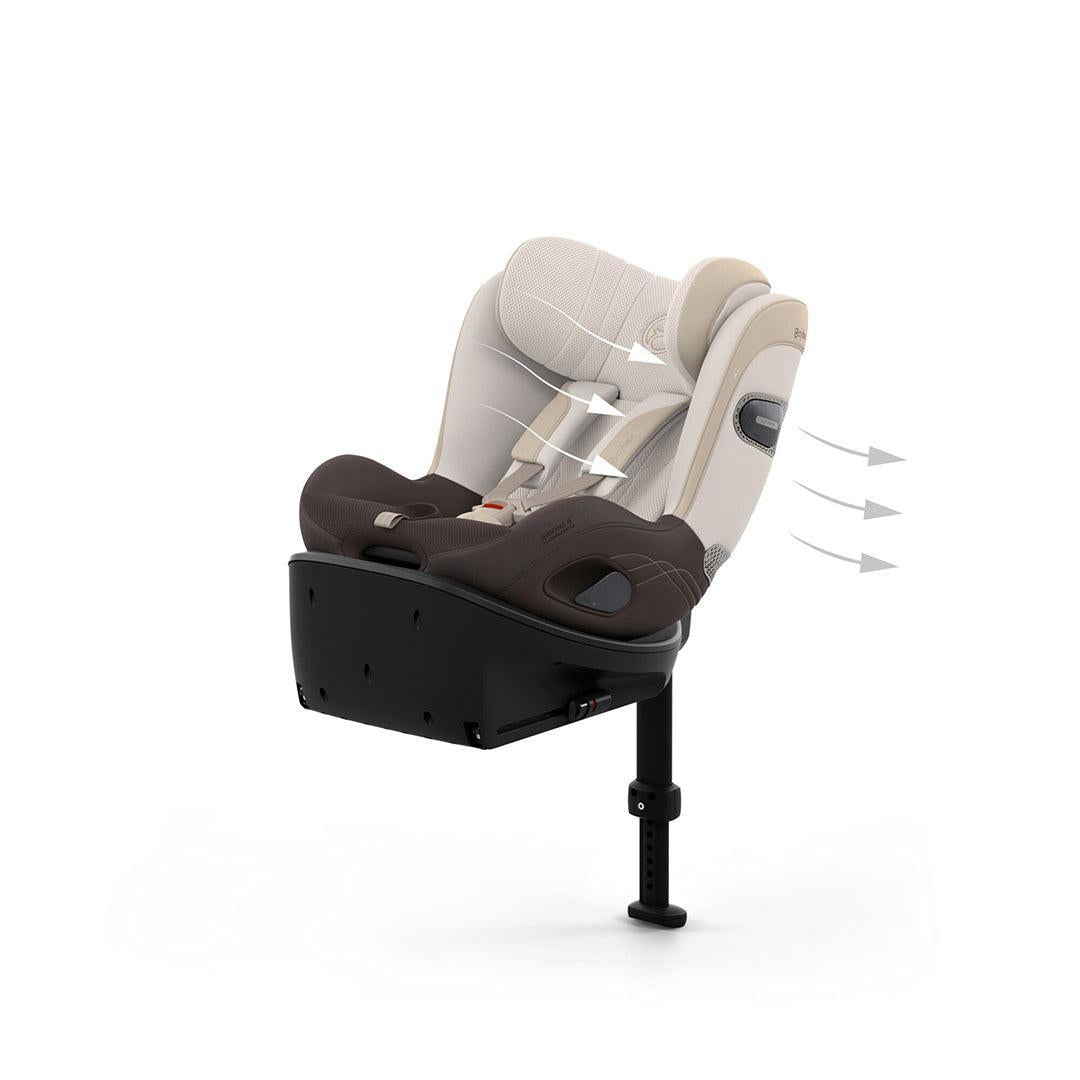 CYBEX Sirona S Style Car Seat - Amber Brown-Car Seats- | Natural Baby Shower