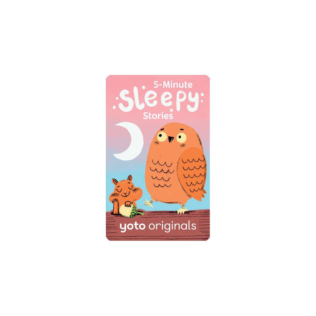 Yoto Card: 5-Minute Sleepy Stories-Audio Player Cards + Characters- | Natural Baby Shower