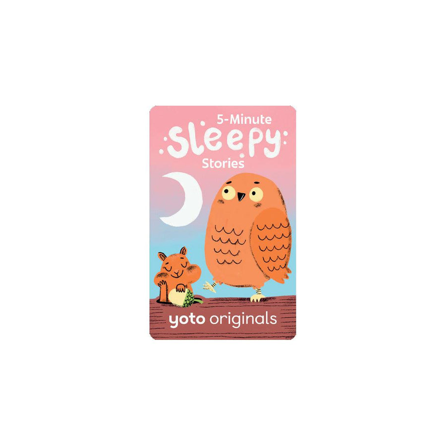 Yoto Card: 5-Minute Sleepy Stories-Audio Player Cards + Characters- | Natural Baby Shower
