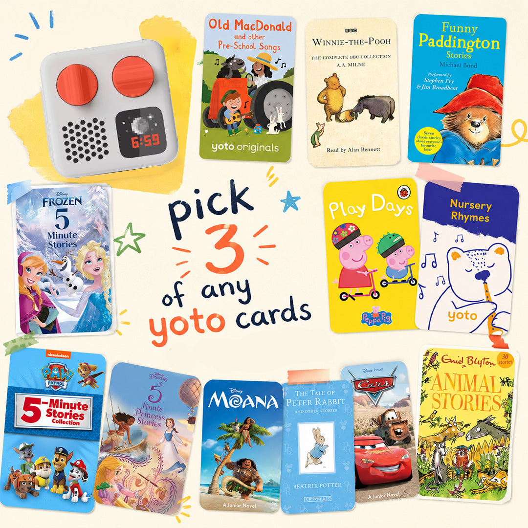Yoto Mini Player + 3 Cards Bundle | Create your own