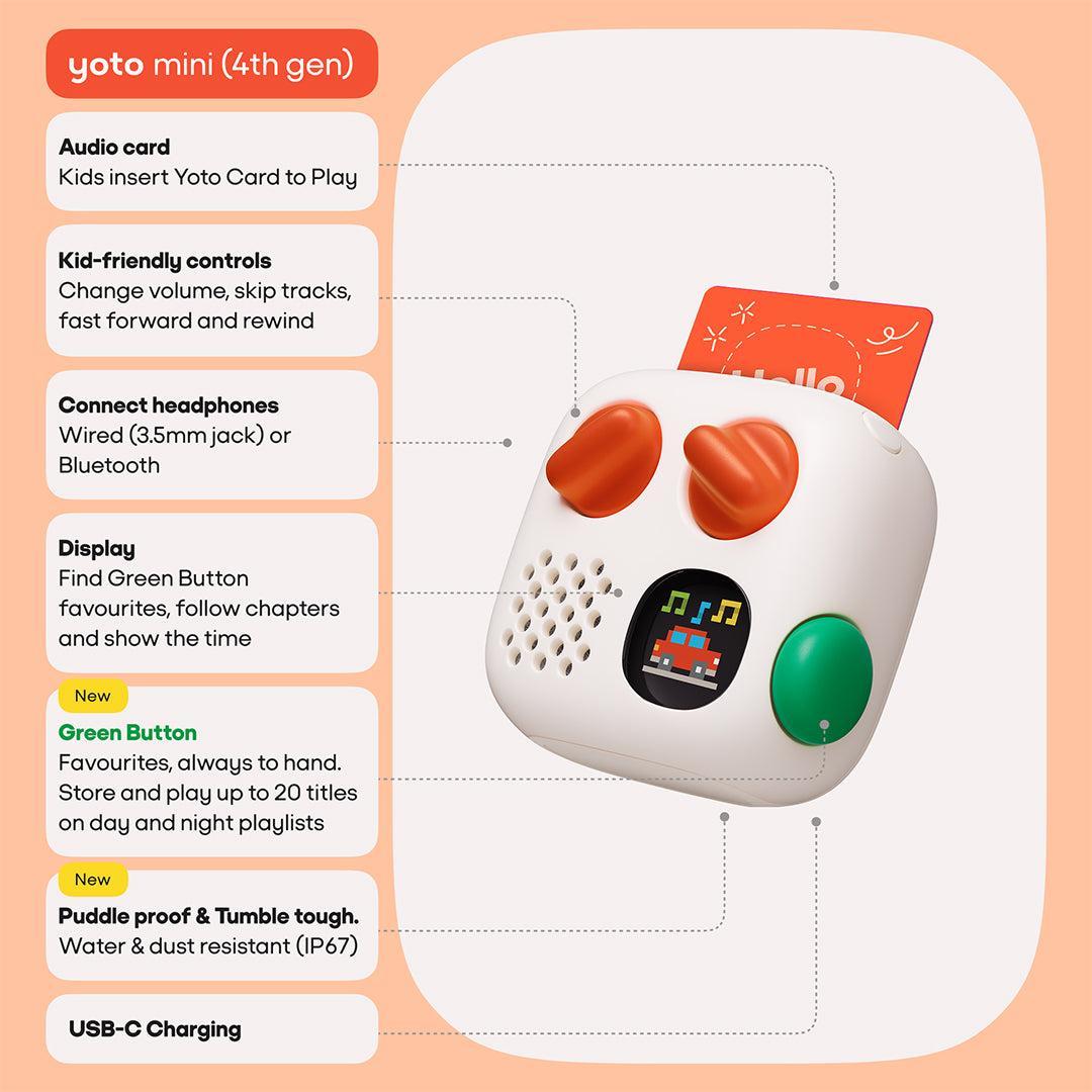 Yoto Mini Player - 4th Gen-Audio Players- | Natural Baby Shower
