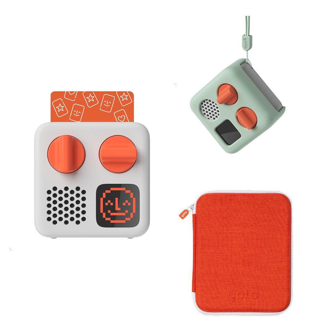 Yoto Mini Player Starter Bundle-Audio Players-Think Pink-No Headphones | Natural Baby Shower