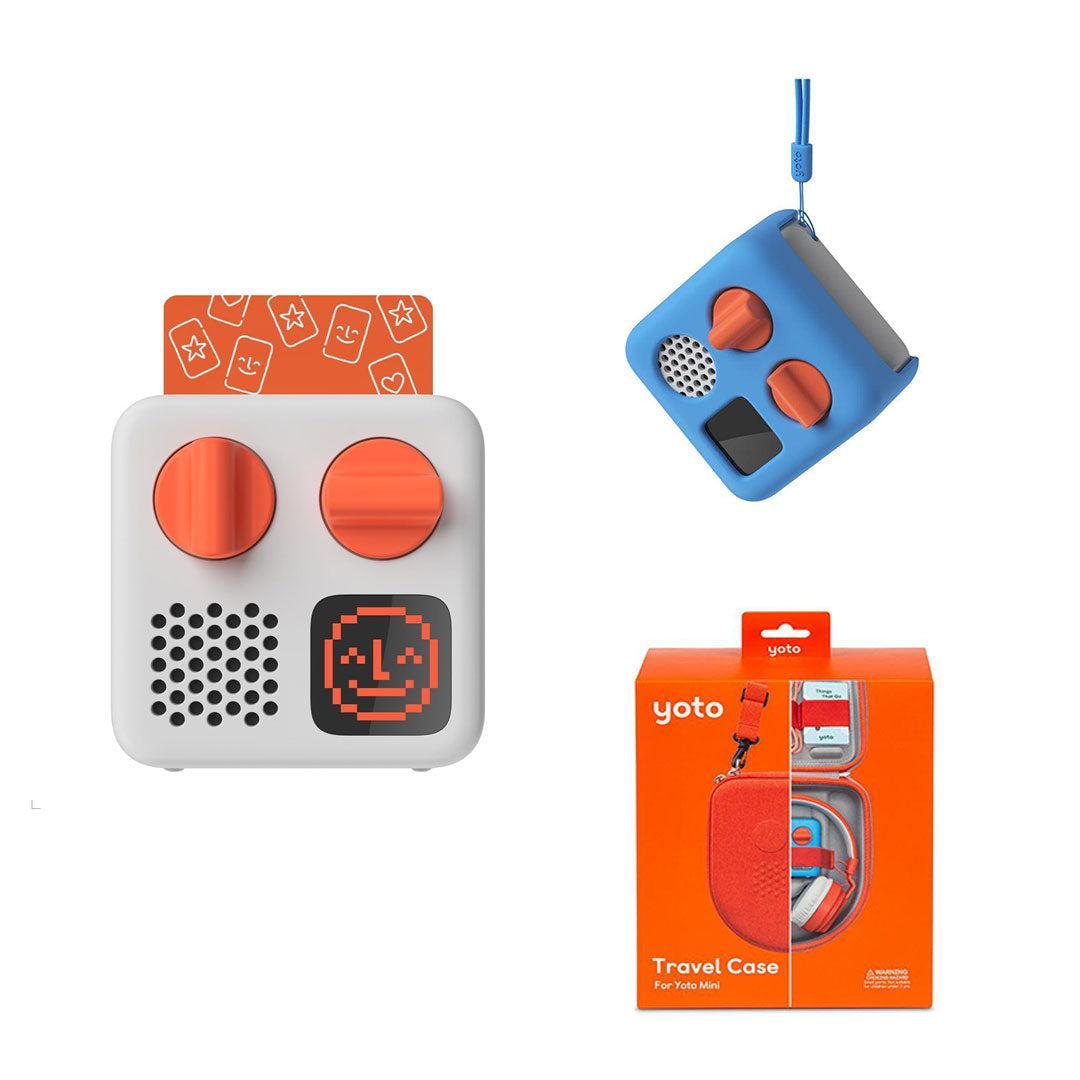 Yoto Mini Player Travel Bundle-Audio Players-Think Pink-No Headphones | Natural Baby Shower