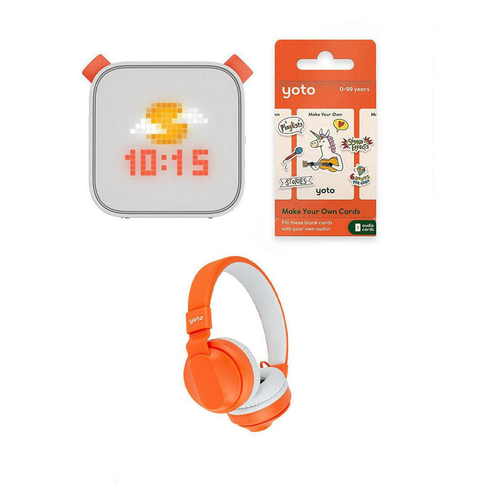 Yoto Player + Make Your Own Cards Bundle - 3rd Generation-Audio Players-With Headphones- | Natural Baby Shower