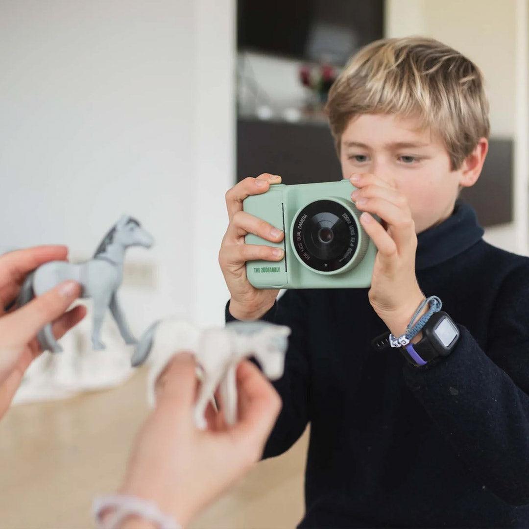 The Zoofamily Zoo Print Digital Camera - Dino Green-Role Play-Dino Green-One Size | Natural Baby Shower
