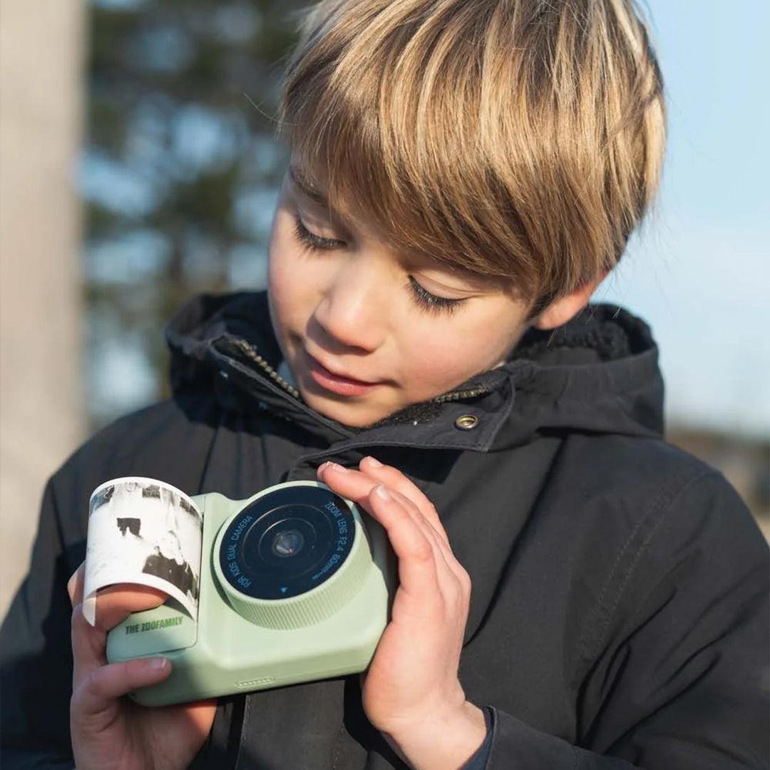 The Zoofamily Zoo Print Digital Camera - Dino Green-Role Play-Dino Green-One Size | Natural Baby Shower