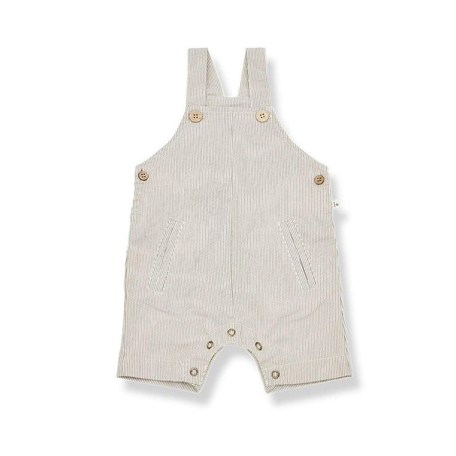 1+ in the family Tomeu Overalls - Bone-Dungarees-Bone-6m | Natural Baby Shower