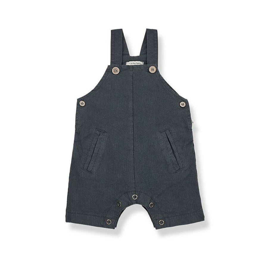1+ in the family Tomeu Overalls - Graphite-Dungarees-Graphite-6m | Natural Baby Shower