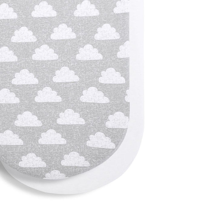 Snuz Moses Basket/Pram Fitted Sheets - Cloud Nine - 2 Pack-Sheets- | Natural Baby Shower