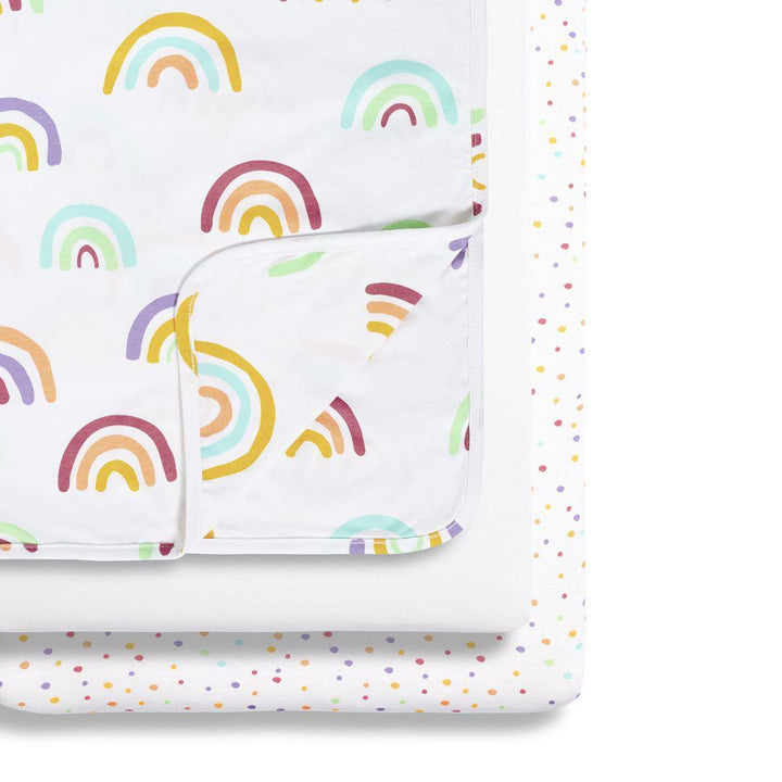 Snuz Crib Bedding Set - Colour Rainbow - 3 Pack-Bedding Sets- | Natural Baby Shower