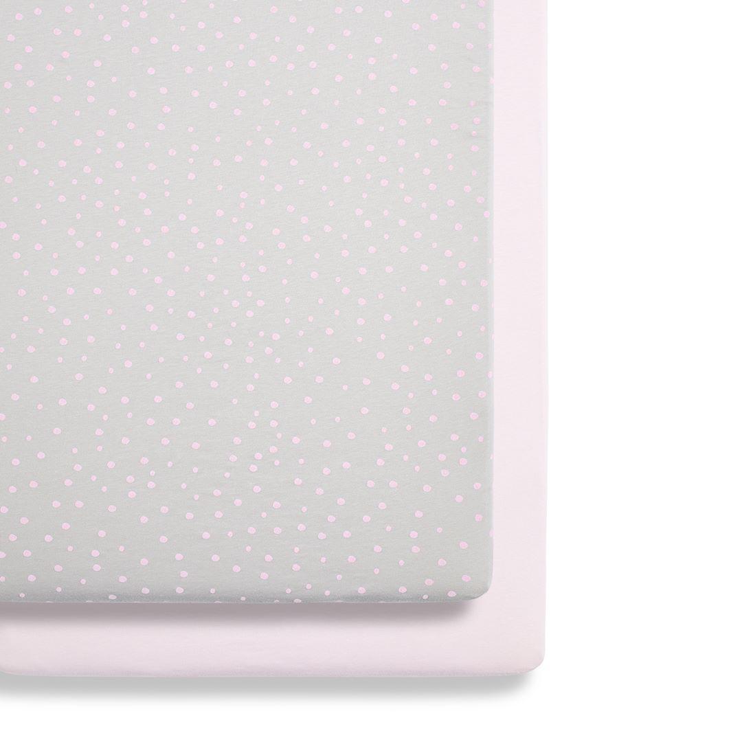 Snuz Crib Fitted Sheets - Rose Spots - 2 Pack-Sheets- | Natural Baby Shower