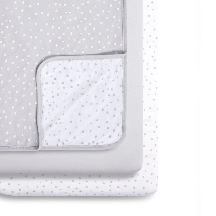 Snuz Crib Bedding Set - Grey Spots - 3 Pack-Bedding Sets- | Natural Baby Shower