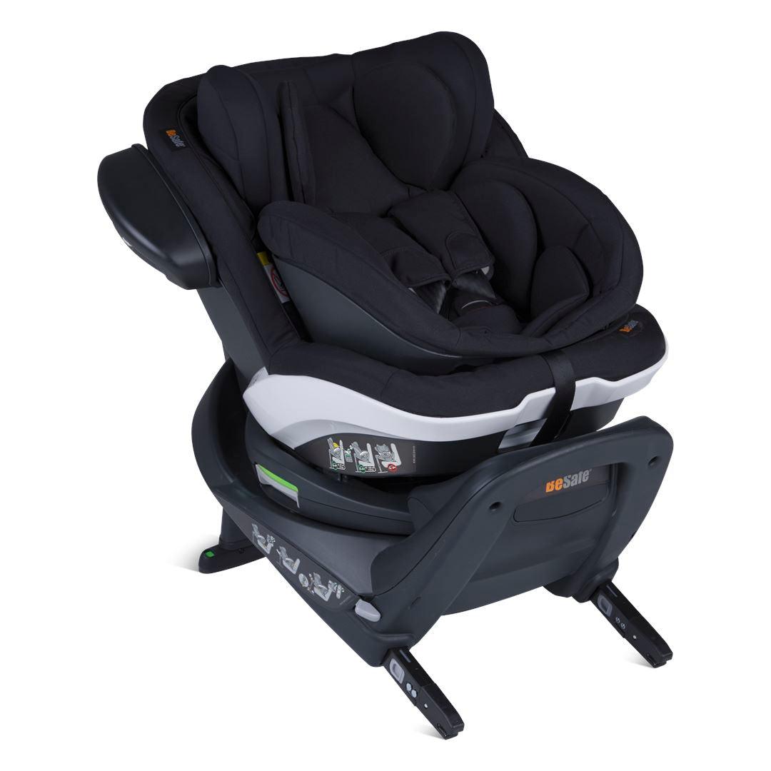 BeSafe iZi Twist B i Size Car Seat Fresh Black Cab Natural Baby Shower