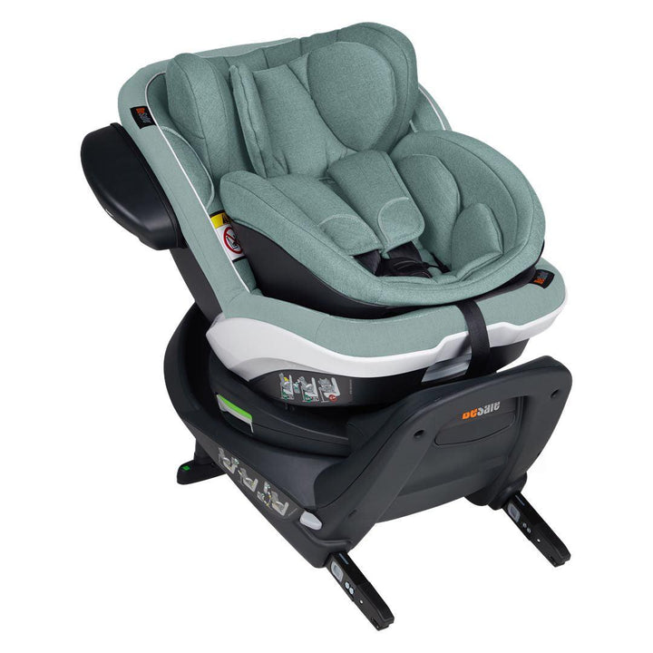 BeSafe iZi Twist B i-Size Car Seat - Sea Green Melange-Car Seats- | Natural Baby Shower