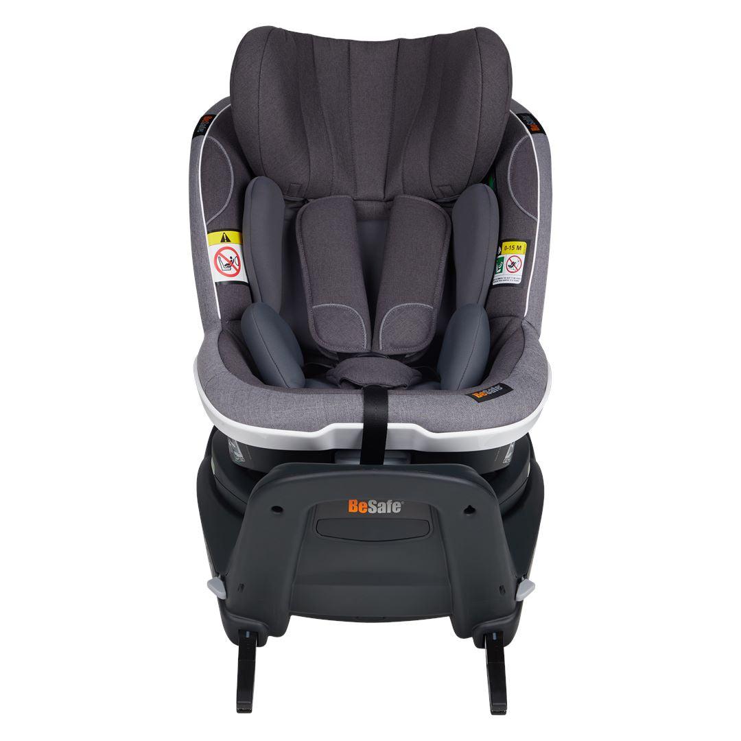 BeSafe iZi Turn i-Size Car Seat - Metallic Melange-Car Seats- | Natural Baby Shower