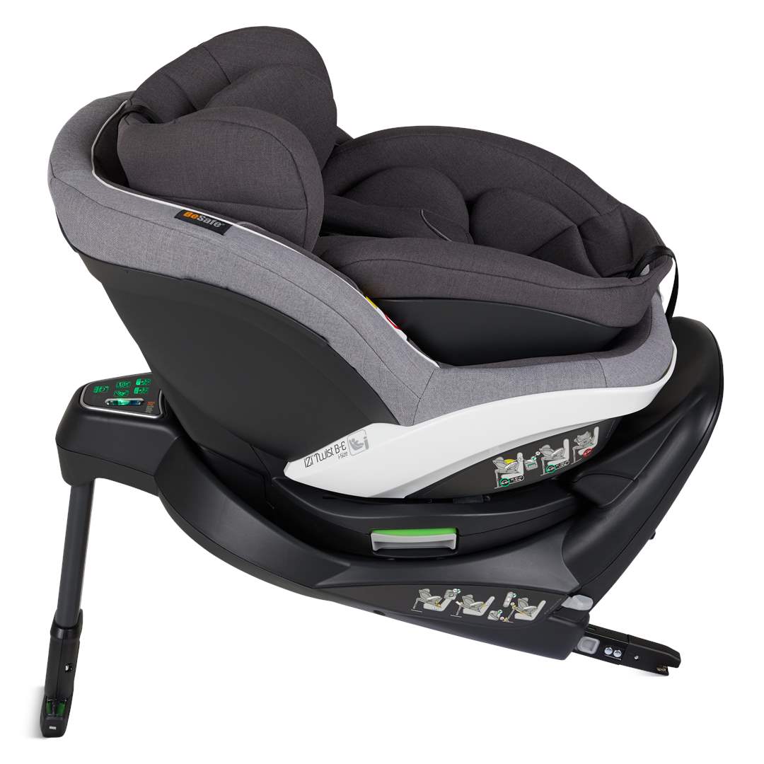 BeSafe iZi Twist B-E i-Size Car Seat - Metallic Melange-Car Seats- | Natural Baby Shower