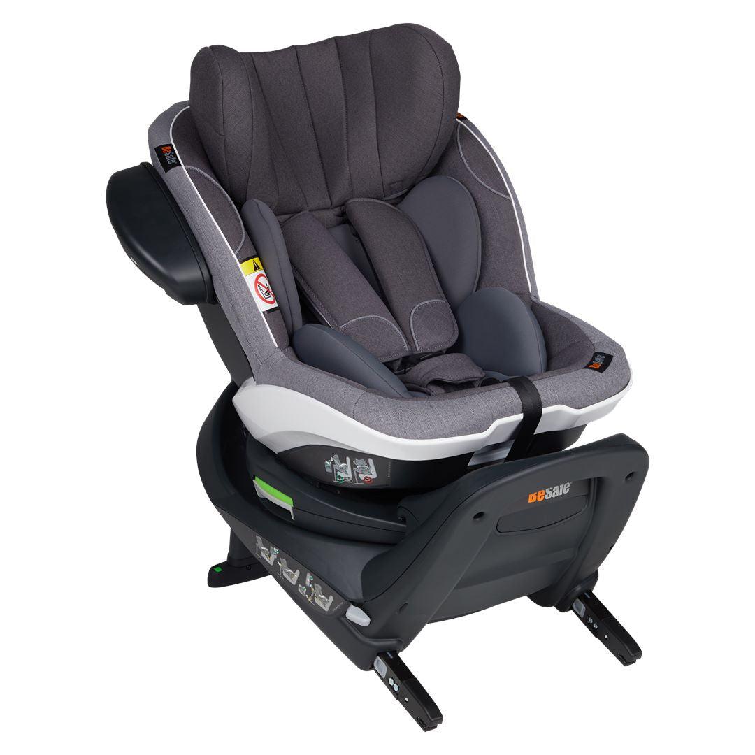 BeSafe iZi Twist i-Size Car Seat - Metallic Melange-Car Seats- | Natural Baby Shower
