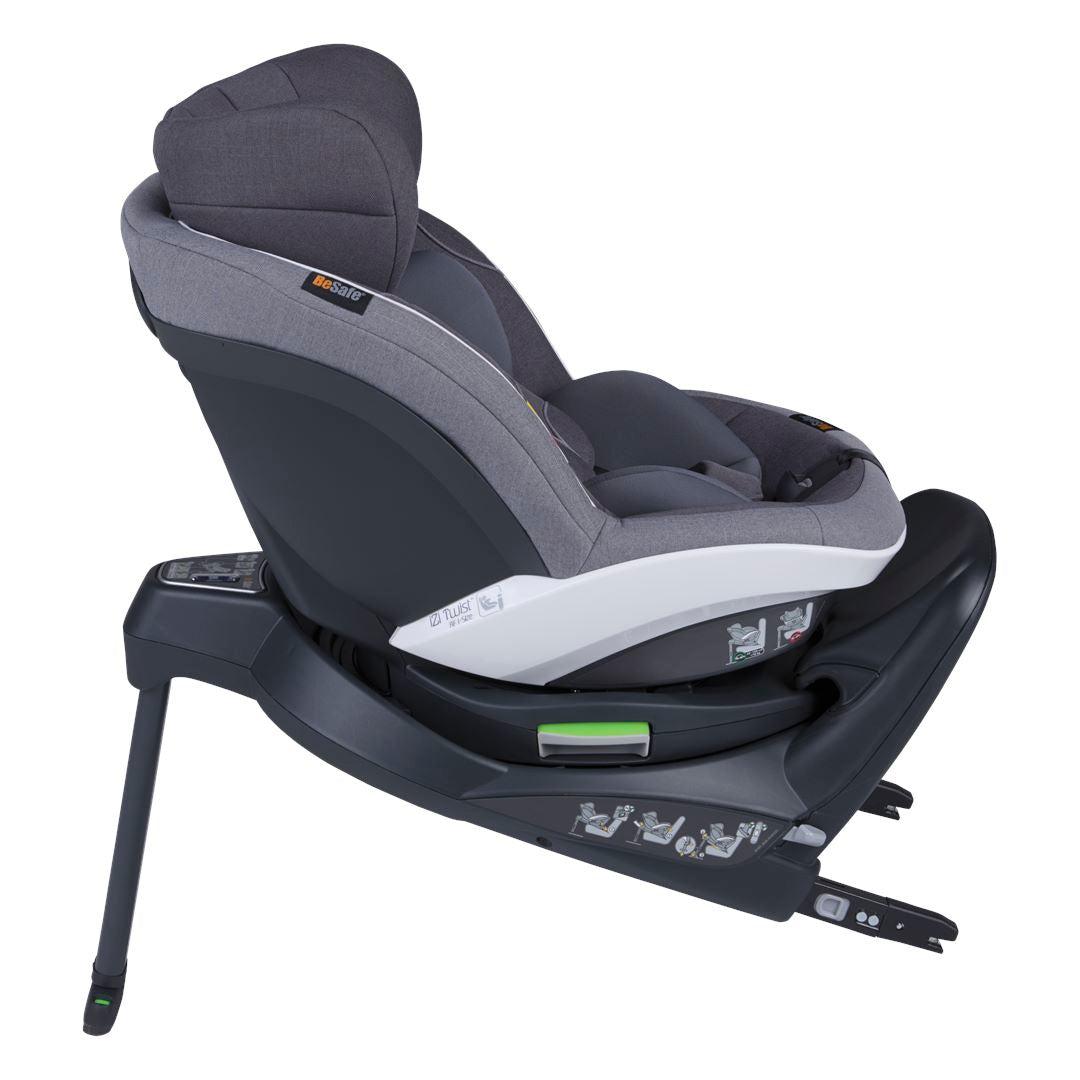 BeSafe iZi Twist i-Size Car Seat - Metallic Melange-Car Seats- | Natural Baby Shower