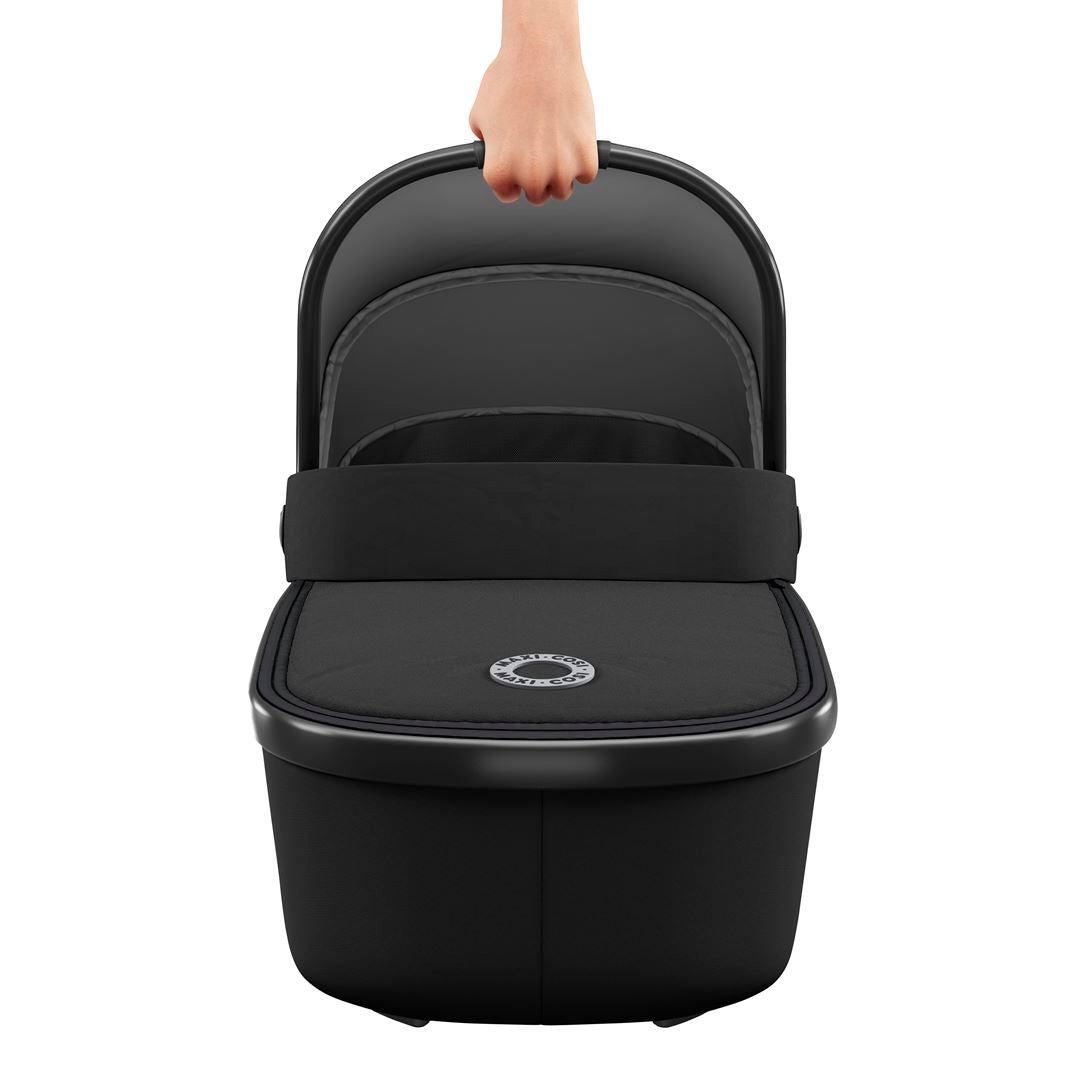 Maxi Cosi Oria Carrycot Essential Black Natural Baby Shower