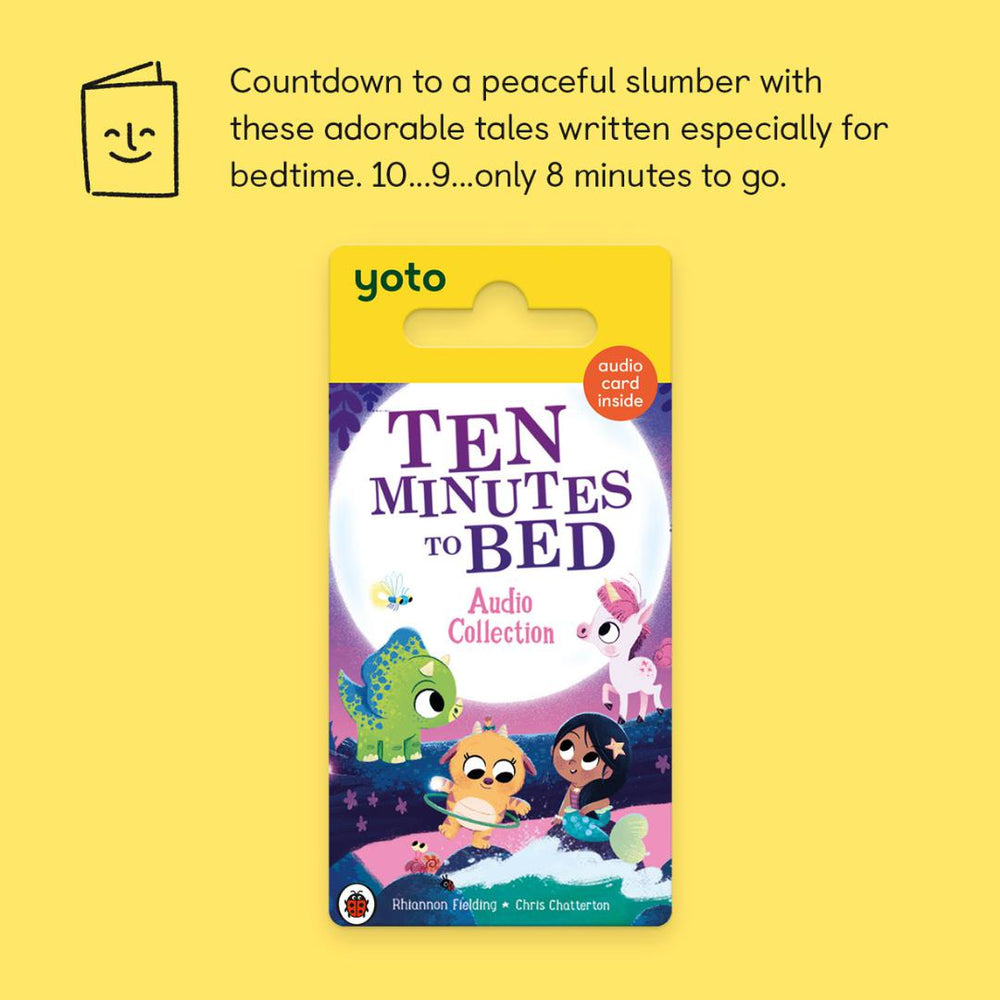 Yoto Card - Ten Minutes to Bed-Audio Player Cards + Characters- | Natural Baby Shower