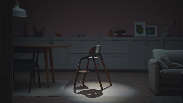 [Preloved] - Bugaboo Giraffe Highchair Rocker Frame - Neutral Wood